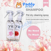 Dầu Thơm & Tắm Khô Yu' Cho Chó Mèo Lưu Hương Bền Lâu - Paddy Pet Shop
